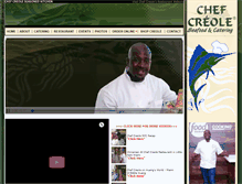 Tablet Screenshot of chefcreole.com